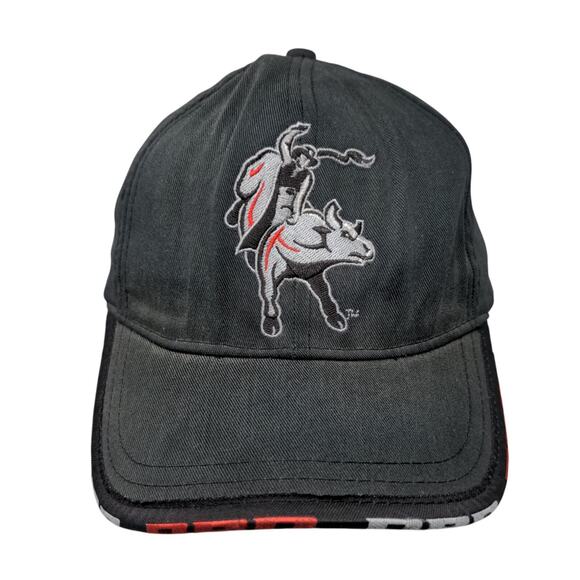 PBR Professional Bull Riding Snapback Hat Black OSFA Embroidered Logo - Picture 1 of 9